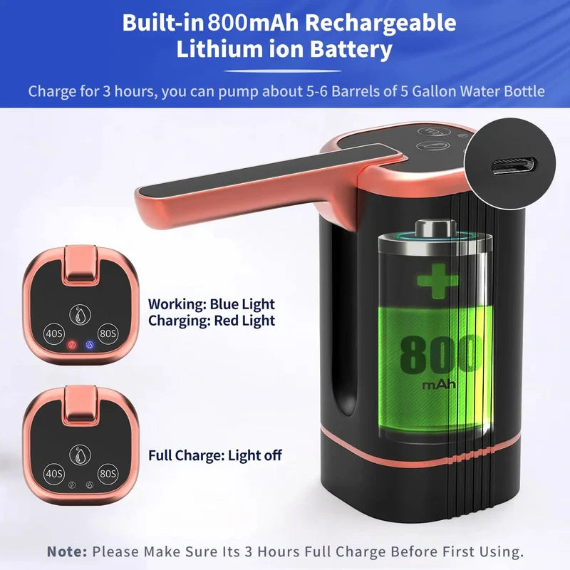 Multifunctional automatic water consumption pump