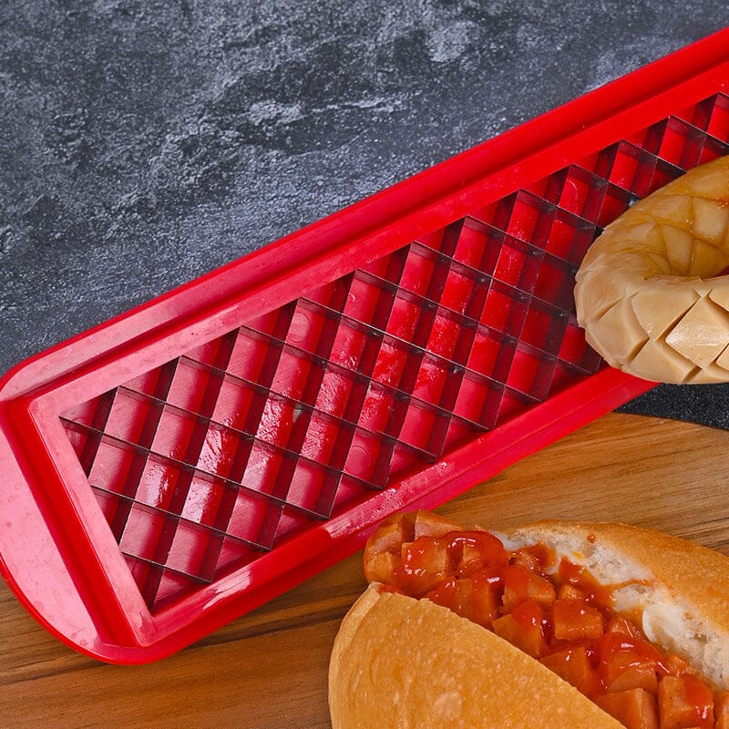 Perfect Criss-Cross Slots Hotdogs Cutter