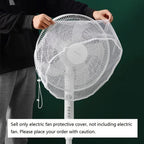 Protective net for electric fans