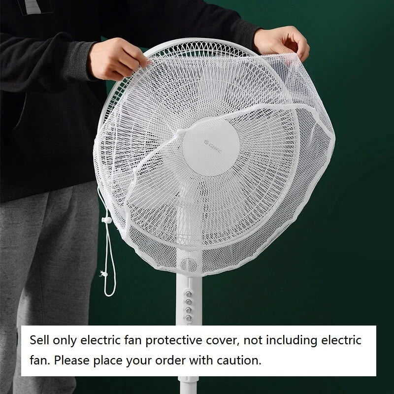 Protective net for electric fans