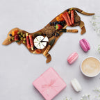 Wooden Dachshund Dog Serving Tray