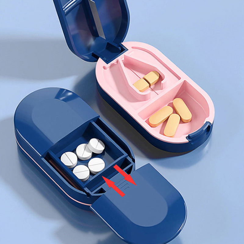 Medicine Pill Cutter Box
