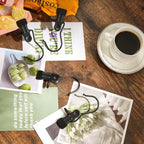 Space-saving portable travel hanger clips