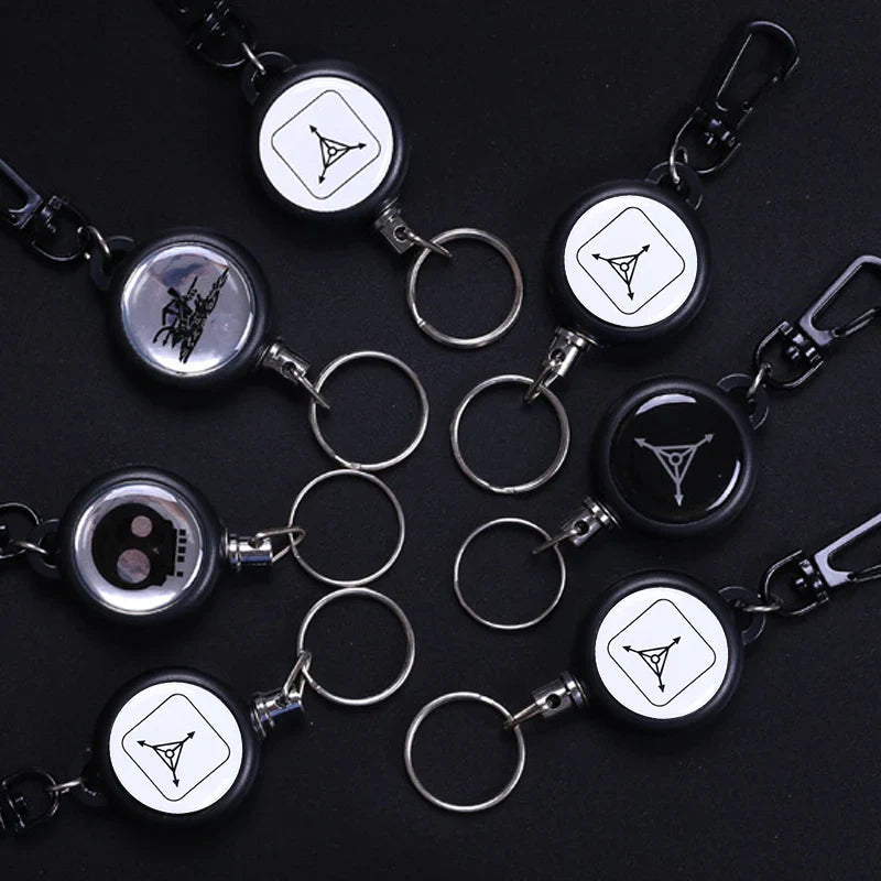 Retractable keychain with high load capacity