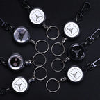 Retractable keychain with high load capacity