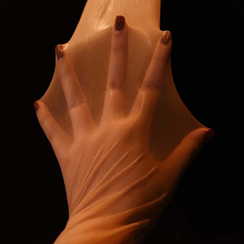 Oil-soaked 1D ultra-thin sexy pearlescent stockings