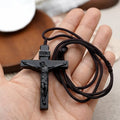 Jesus-Cross-Necklace made of Wood
