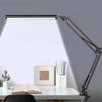 LED Foldable Long Arm Clip Eye Protection USB Reading Table Lamp