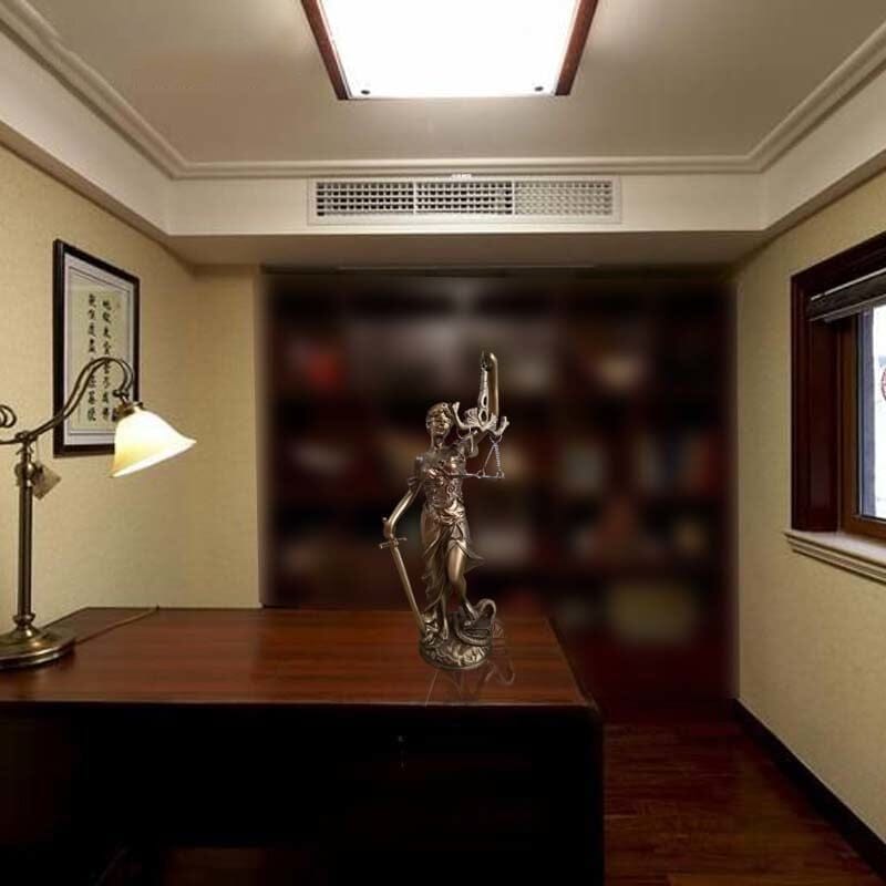 Decoration statue of the goddess of justice