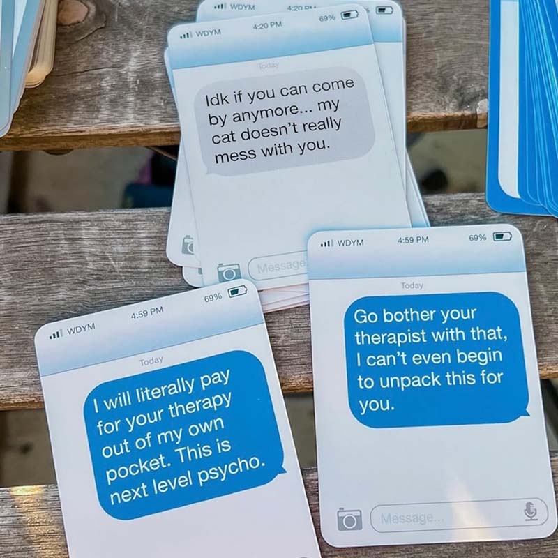 Fun Offline Text Messages Party Game