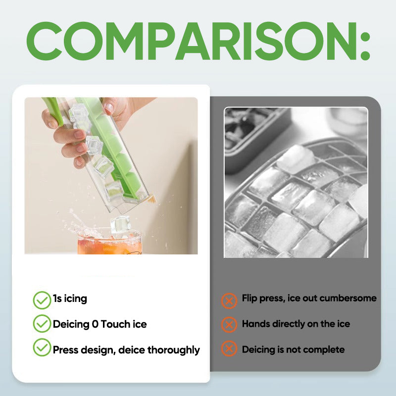 One-Hand Press Ice Tray Ice Tray Mold