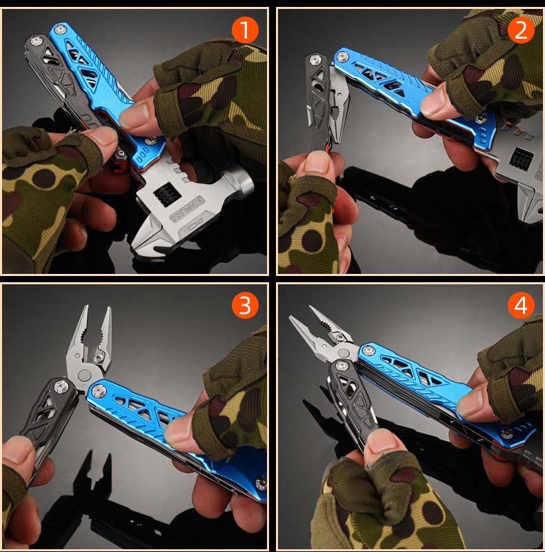 Multifunctional Stainless Steel Folding Body Ball Hammer