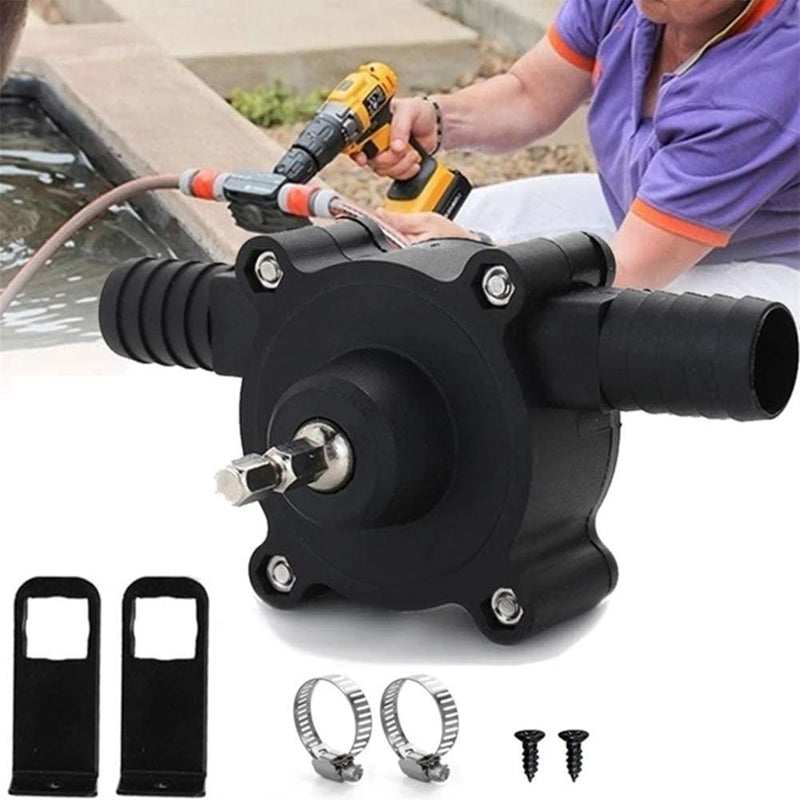Hand drill pump