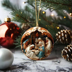 Crib Christmas Ornament
