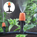Single port adjustable spray nozzle