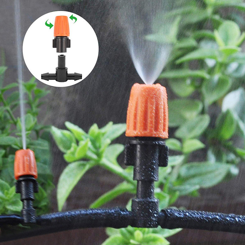 Single port adjustable spray nozzle