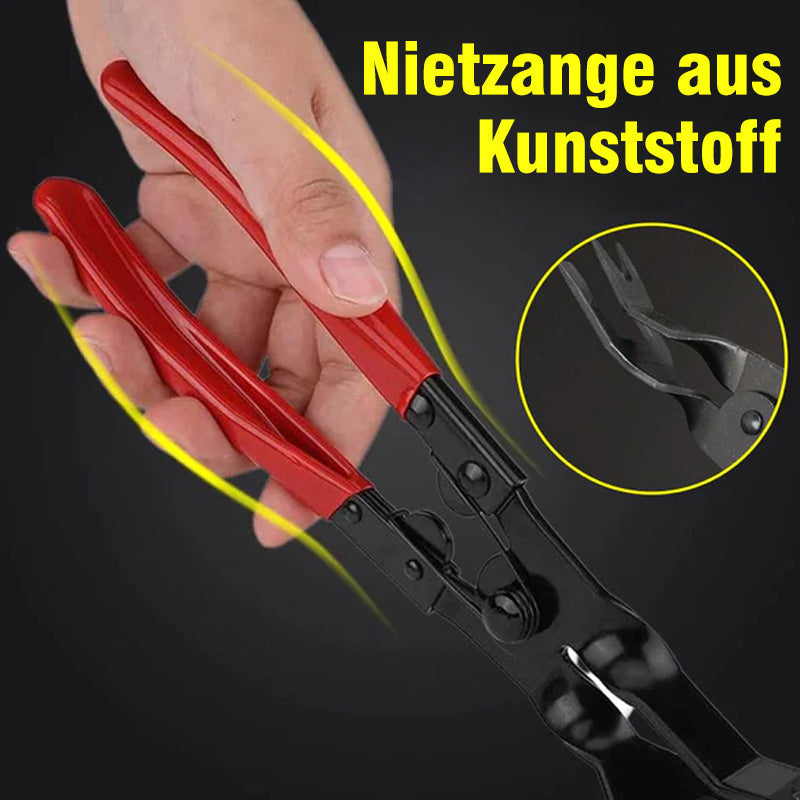Plastic rivet pliers