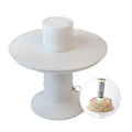 Modern cake base with easy slicing