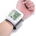 Rechargeable Electronic Wrist Blood Pressure Monitor, with Accurate Fast Reading, Large Display & One Touch Operation, for Home Use