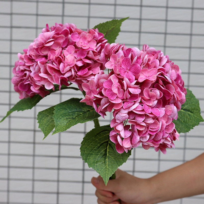 Artificial Hydrangea Flowers Outdoors