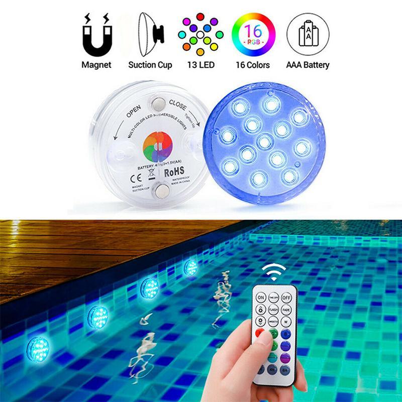Remote control waterproof magnetic suction LED lamp