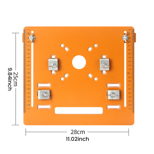 Cutting machine's base plate