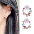 Flower Pearl Earrings
