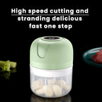 USB rechargeable electric garlic mill