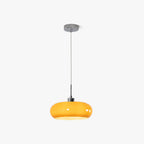 Hailie | Pendant Light Orange/White 28 cm Glass