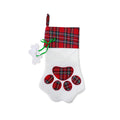 Checked Christmas Socks