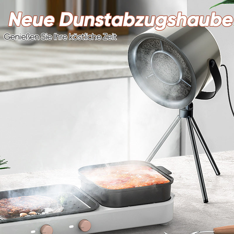 Mobile portable exhaust hood
