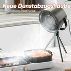 Mobile portable exhaust hood