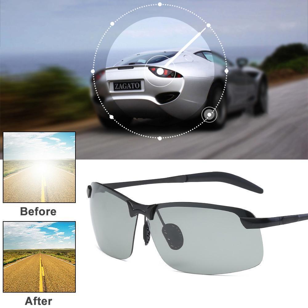 Polarized color-changing sunglasses