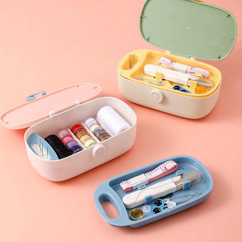 Multifunctional sewing needle and thread box