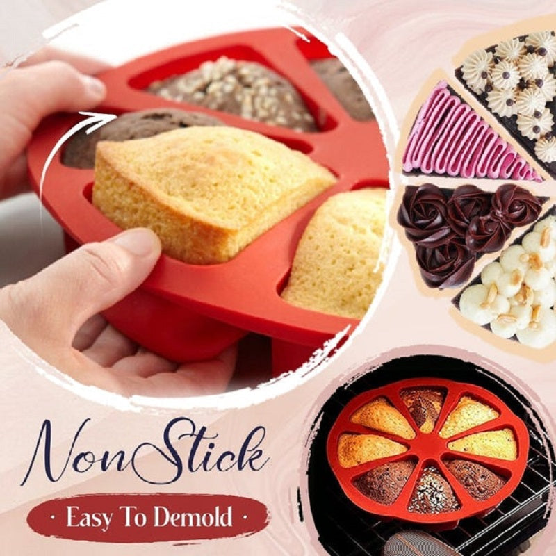Triangle non-stick silicone cake pan