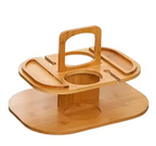 Portable Wooden Picnic Wine Table