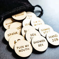 Wooden Cards Heart Round