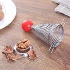 Stainless Steel Spring Walnut Opener