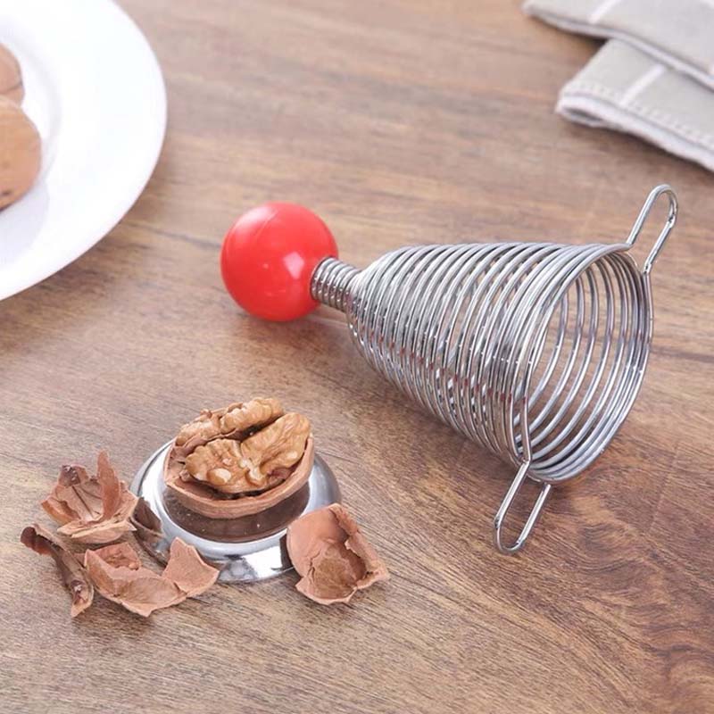 Stainless Steel Spring Walnut Opener