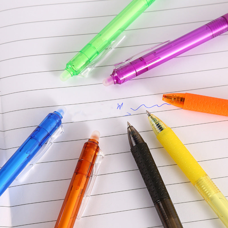 Multicolored erasable gel pens (12 pcs)