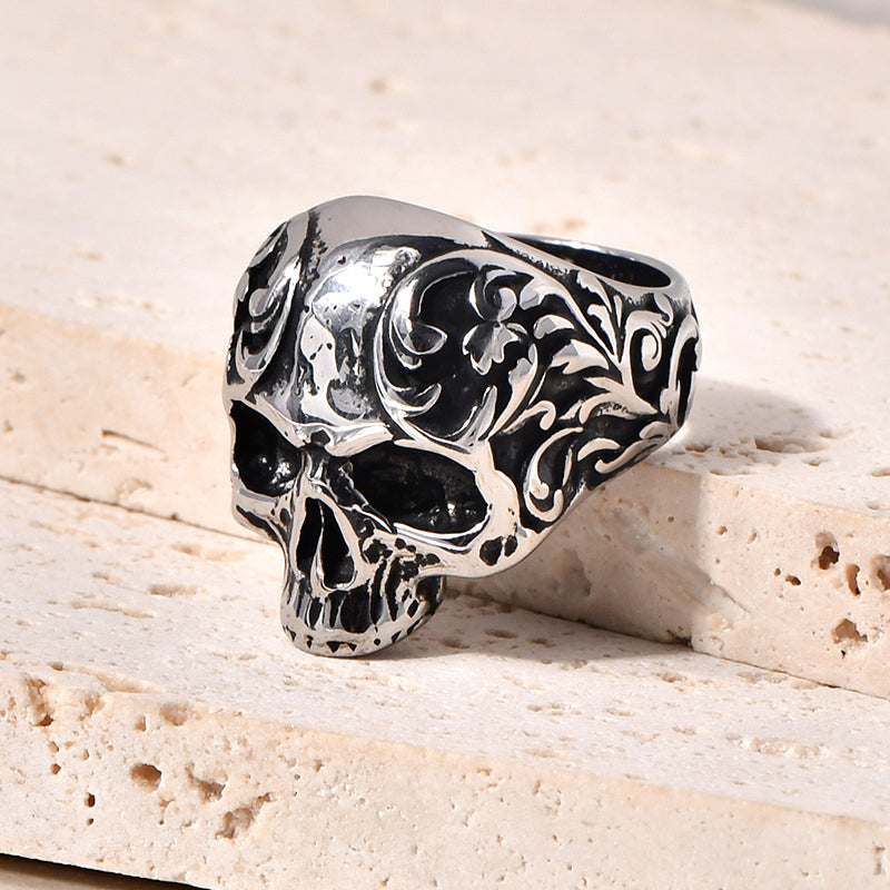 Punk Style Titan Skull Ring