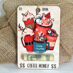 Santa Christmas money holder