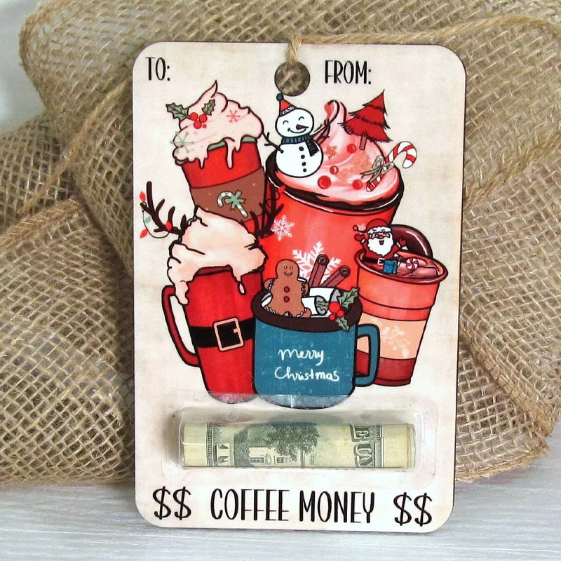 Santa Christmas money holder