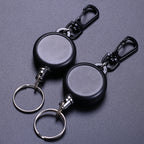 Retractable keychain with high load capacity