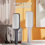 Self-cleaning anti-static massage comb