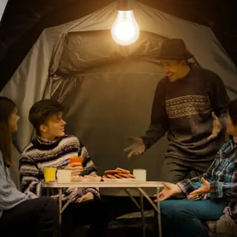 New Outdoor Camping Hanging Type-C Charging Retro Light Bulb