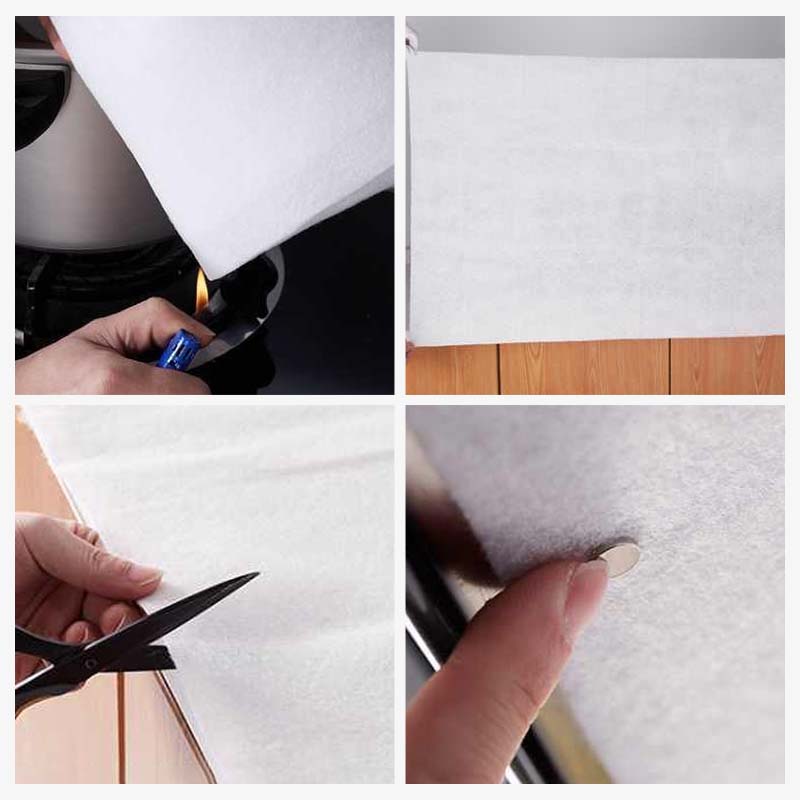 Cooker hood oil-absorbing filter cotton