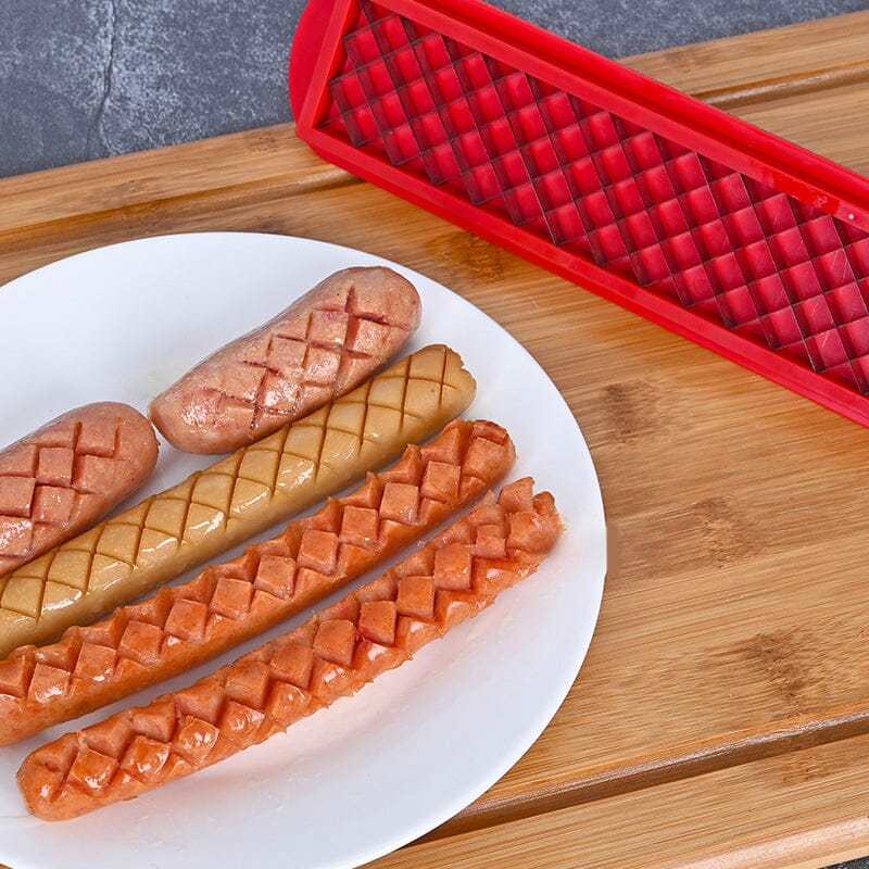 Perfect Criss-Cross Slots Hotdogs Cutter
