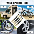 Universal flexible tire valve extensions