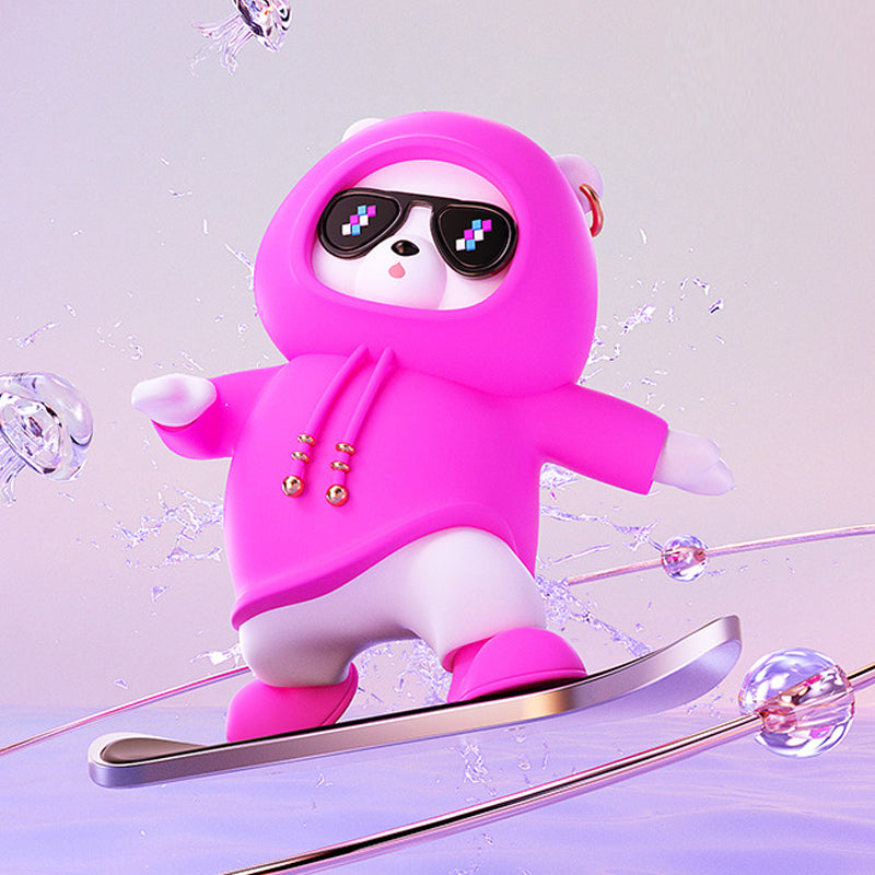 Skateboarding Bears Car Decoration